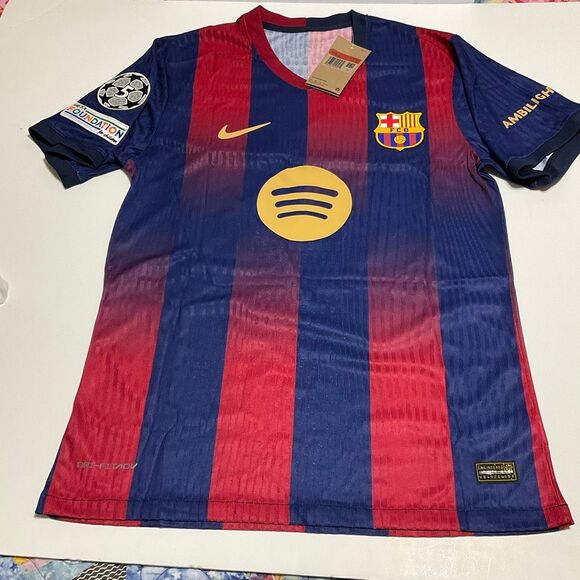 Nike Men’s Barcelona Football Club F. De Jong #21V Neck. Large. - Picture 1 of 14